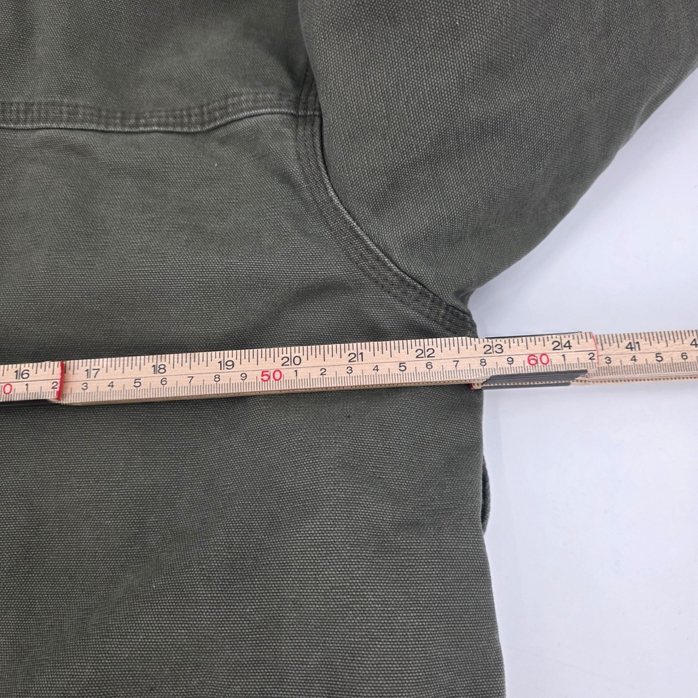 CARHARTT C95 JACKSON COAT MENS MEDIUM ARMY GREEN GRAY SHERPA HOODED JACKET 2014 - Picture 16 of 16